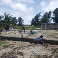 Thimarafushi sunset park construction on going